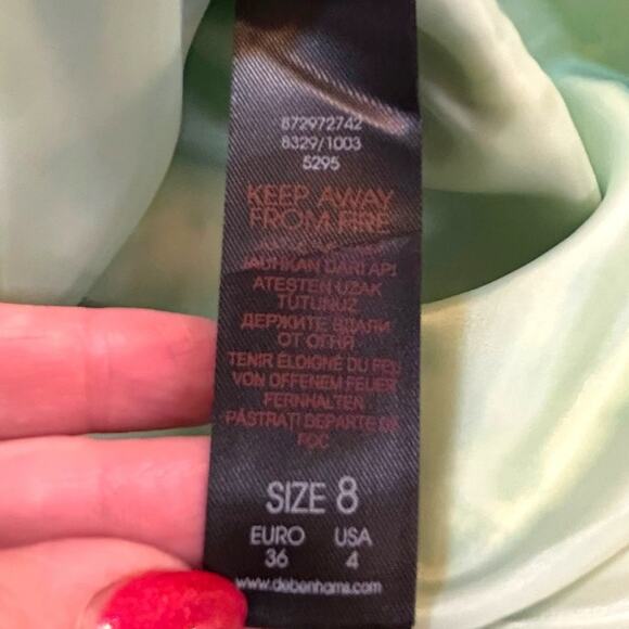 NWT Roksanda Ilincic Aqua Floral Sheath Dress - Size 8 - Picture 14 of 16